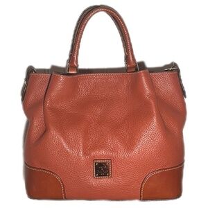 Dooney & Bourke Florentine Leather Crossbody Shoulder Bag Adjustable Strap